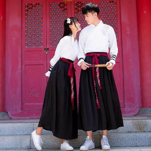 Hanfu Women Traditional chinese dance costumes hanfu men Robe folk dress chinese wedding dress ancient Couple kong fu Cosplay | Tryst Hanfus