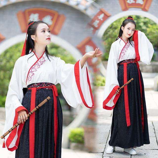 Hanfu Women Traditional chinese dance costumes hanfu men Robe folk dress chinese wedding dress ancient Couple kong fu Cosplay | Tryst Hanfus