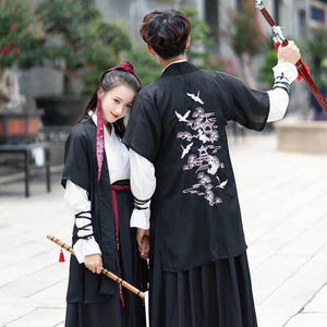 Hanfu Women Traditional chinese dance costumes hanfu men Robe folk dress chinese wedding dress ancient Couple kong fu Cosplay | Tryst Hanfus