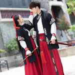 Muatkan imej ke dalam penonton Galeri, Hanfu Women Traditional chinese dance costumes hanfu men Robe folk dress chinese wedding dress ancient Couple kong fu Cosplay | Tryst Hanfus
