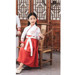 Last inn bildet i Galleri-visningsprogrammet, Chinese Traditional Tang Dynasty Hanfu Girl Party Dress Kids Uniforms Children Performance Stage Clothing Set Boy Dance Costumes | Tryst Hanfus

