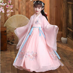 Load image into Gallery viewer, Traditional Ancient Chinese costumes girls children classical kids Tang dynasty costume chinese hanfu clothing dress | Tryst Hanfus
