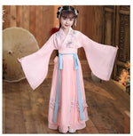 Load image into Gallery viewer, Traditional Ancient Chinese costumes girls children classical kids Tang dynasty costume chinese hanfu clothing dress | Tryst Hanfus
