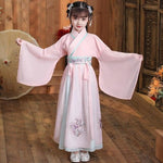 Load image into Gallery viewer, Traditional Ancient Chinese costumes girls children classical kids Tang dynasty costume chinese hanfu clothing dress | Tryst Hanfus
