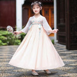 Last inn bildet i Galleri-visningsprogrammet, Children Traditional Chinese Dance Costume Kids Girls Long Sleeve Hanfu Dress Child Clothing  | Tryst Hanfus
