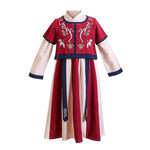 Load image into Gallery viewer, A very temperamental Chinese traditional cultural costume children Hanfu, it looks noble and elegant like a fairy. Tryst Hanfus  is the best Hanfu brand in China, a model of modern Hanfu. Enjoy the temptation of uniforms brought by fairy skirts. Give a Hanfu costume. Gift for your children, boy and girl Children hanfu dress
