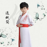 Lade das Bild in den Galerie-Viewer, Hanfu Costume Children Ancient Costume Girls Chinese Clothing Dance Performance Boy Attendant At School | Tryst Hanfus
