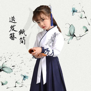 Hanfu Costume Children Ancient Costume Girls Chinese Clothing Dance Performance Boy Attendant At School | Tryst Hanfus