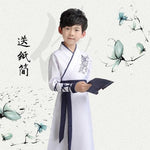 Lade das Bild in den Galerie-Viewer, Hanfu Costume Children Ancient Costume Girls Chinese Clothing Dance Performance Boy Attendant At School | Tryst Hanfus
