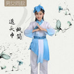 Lade das Bild in den Galerie-Viewer, Hanfu Costume Children Ancient Costume Girls Chinese Clothing Dance Performance Boy Attendant At School | Tryst Hanfus
