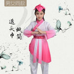 Lade das Bild in den Galerie-Viewer, Hanfu Costume Children Ancient Costume Girls Chinese Clothing Dance Performance Boy Attendant At School | Tryst Hanfus
