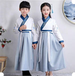 Load image into Gallery viewer, Chinese Kids  Stage Dance Dress Chinese Traditional Costumes New Year Children Tang Suit Performance Hanfu Kids Cheongsam Hanfu | Tryst Hanfus
