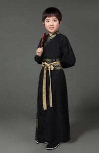 Kids Chinese Ancient Costume Male Traditional Party Clothing Folk Dance Adult Children Chinese Hanfu Boy Costumes Set | Tryst Hanfus