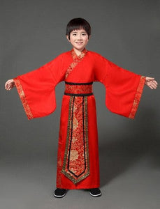 Kids Chinese Ancient Costume Male Traditional Party Clothing Folk Dance Adult Children Chinese Hanfu Boy Costumes Set | Tryst Hanfus