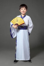 Lade das Bild in den Galerie-Viewer, Kids Chinese Ancient Costume Male Traditional Party Clothing Folk Dance Adult Children Chinese Hanfu Boy Costumes Set | Tryst Hanfus
