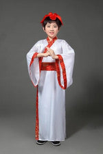 Load image into Gallery viewer, Kids Chinese Ancient Costume Male Traditional Party Clothing Folk Dance Adult Children Chinese Hanfu Boy Costumes Set | Tryst Hanfus
