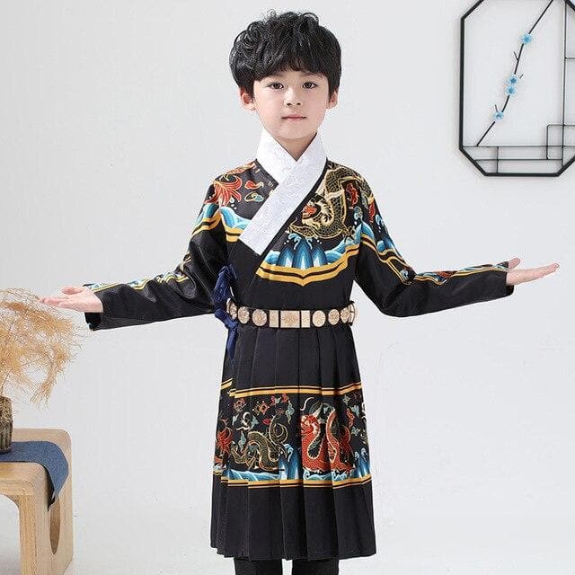 Children Chinese Traditional Hanfu Boy Tang Dynasty Prince Cosplay Costume Kids Ancient China Folk Dancewear Vestido Tang Suit | Tryst Hanfus