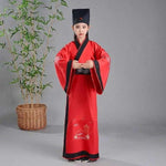 Lade das Bild in den Galerie-Viewer, Chinese Dress  Boy New Year Tang Suit for Children  Chinese Traditional Costume for Kids Boy Hanfu Top Skirt Stage Outfit  | Tryst Hanfus

