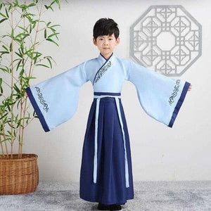 Chinese Dress  Boy New Year Tang Suit for Children  Chinese Traditional Costume for Kids Boy Hanfu Top Skirt Stage Outfit  | Tryst Hanfus