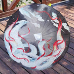 Load image into Gallery viewer, Super fairy nine-tail Fox umbrella rain women oil paper umbrella female and male silk rainproof Hanfu paraguas parasol sombrilla
