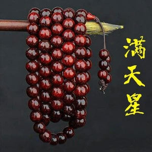 India Lobular Red Sandalwood Bracelets 2.0 Explode Full Venus High Oil Dense Old Material Red Wood Buddha Beads Bracelets 108