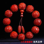 Lade das Bild in den Galerie-Viewer, India Lobular Red Sandalwood Bracelets 2.0 Explode Full Venus High Oil Dense Old Material Red Wood Buddha Beads Bracelets 108
