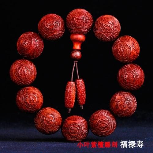 India Lobular Red Sandalwood Bracelets 2.0 Explode Full Venus High Oil Dense Old Material Red Wood Buddha Beads Bracelets 108
