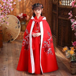 Lade das Bild in den Galerie-Viewer, New Embroider Girl&#39;s Hanfu Cheongsam Chinese Tradition Wedding Flower Girl Dress Cute Kids New Year Dress Clothes | Tryst Hanfus
