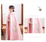 Lade das Bild in den Galerie-Viewer, New Embroider Girl&#39;s Hanfu Cheongsam Chinese Tradition Wedding Flower Girl Dress Cute Kids New Year Dress Clothes | Tryst Hanfus
