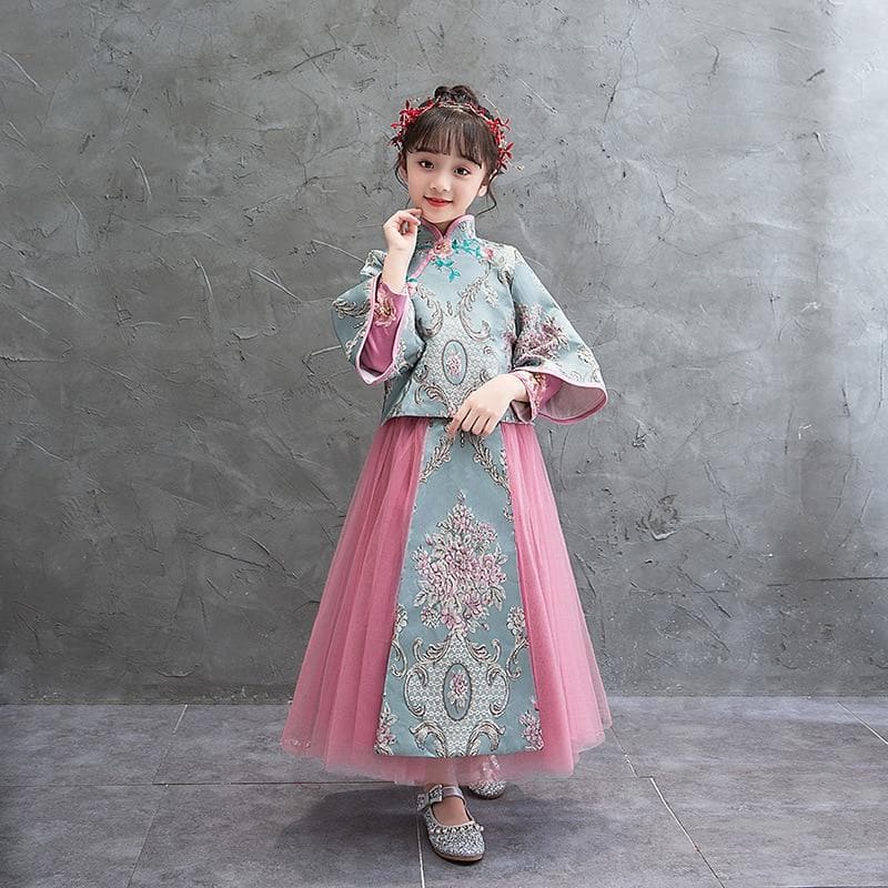 Children Hanfu Cosplay Girls Hanfu Clothing Chinese Ancient Costume Traditional Dress for Kids Stage Wear | Tryst Hanfus