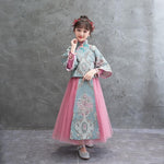 Load image into Gallery viewer, Children Hanfu Cosplay Girls Hanfu Clothing Chinese Ancient Costume Traditional Dress for Kids Stage Wear | Tryst Hanfus
