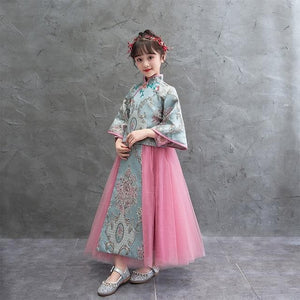 Children Hanfu Cosplay Girls Hanfu Clothing Chinese Ancient Costume Traditional Dress for Kids Stage Wear | Tryst Hanfus