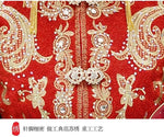 Lade das Bild in den Galerie-Viewer, Embroidery Bride Cheongsam Married Suits Chinese Style Wedding 丨Tryst Hanfus &amp; Cheongsam
