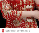 Lade das Bild in den Galerie-Viewer, Embroidery Bride Cheongsam Married Suits Chinese Style Wedding 丨Tryst Hanfus &amp; Cheongsam
