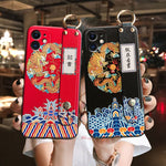 Load image into Gallery viewer, Chinese Style Pattern Phone Case for iPhone X XS XR 11 12 13 Pro MAX 7 8 Plus Capa Soft TPU Back Covers Cozy Matte Phone Cases
