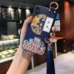 Load image into Gallery viewer, Chinese Style Pattern Phone Case for iPhone X XS XR 11 12 13 Pro MAX 7 8 Plus Capa Soft TPU Back Covers Cozy Matte Phone Cases
